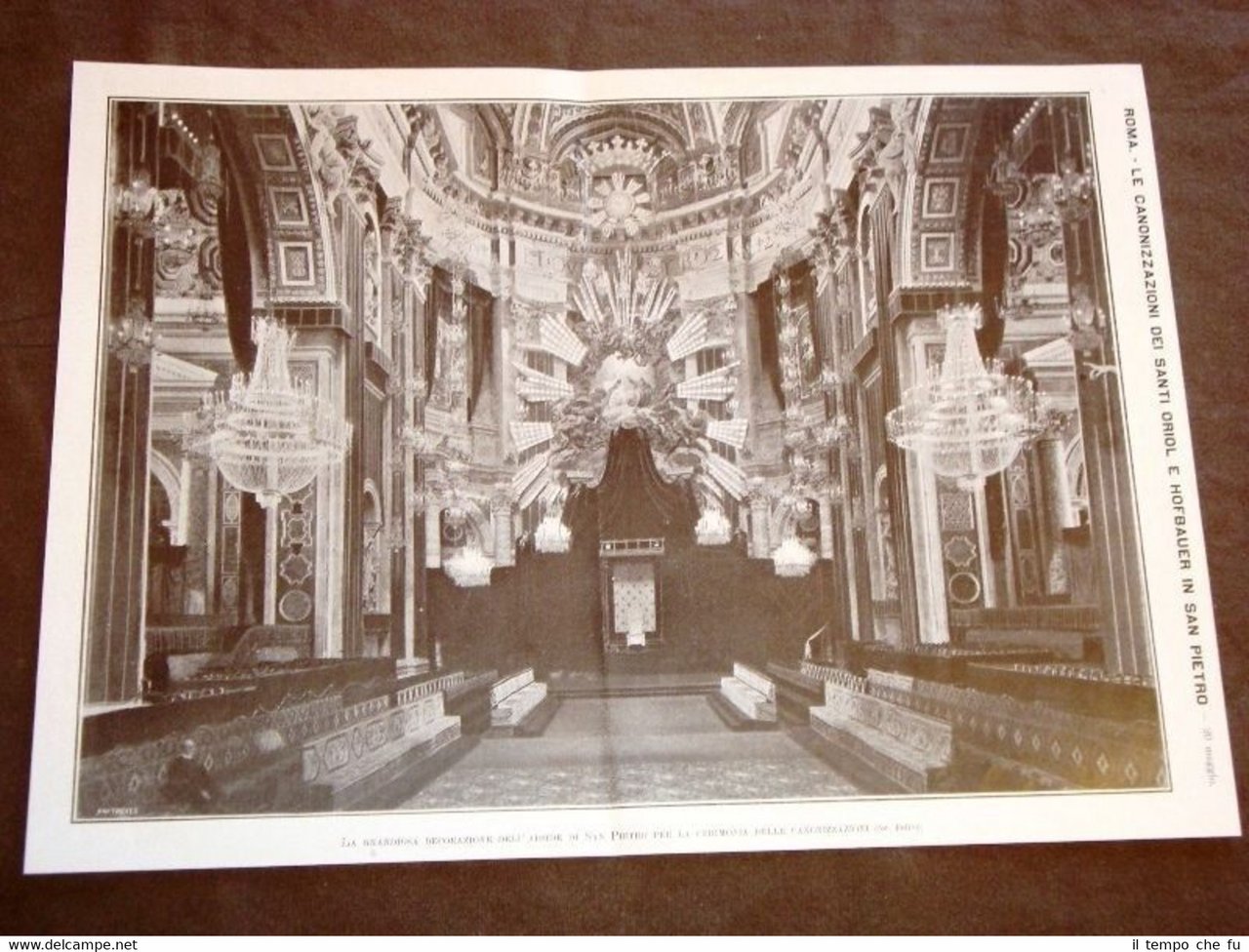 Roma 20 maggio 1909 Canonizzazione Santi Oriol e Hofbauer + …