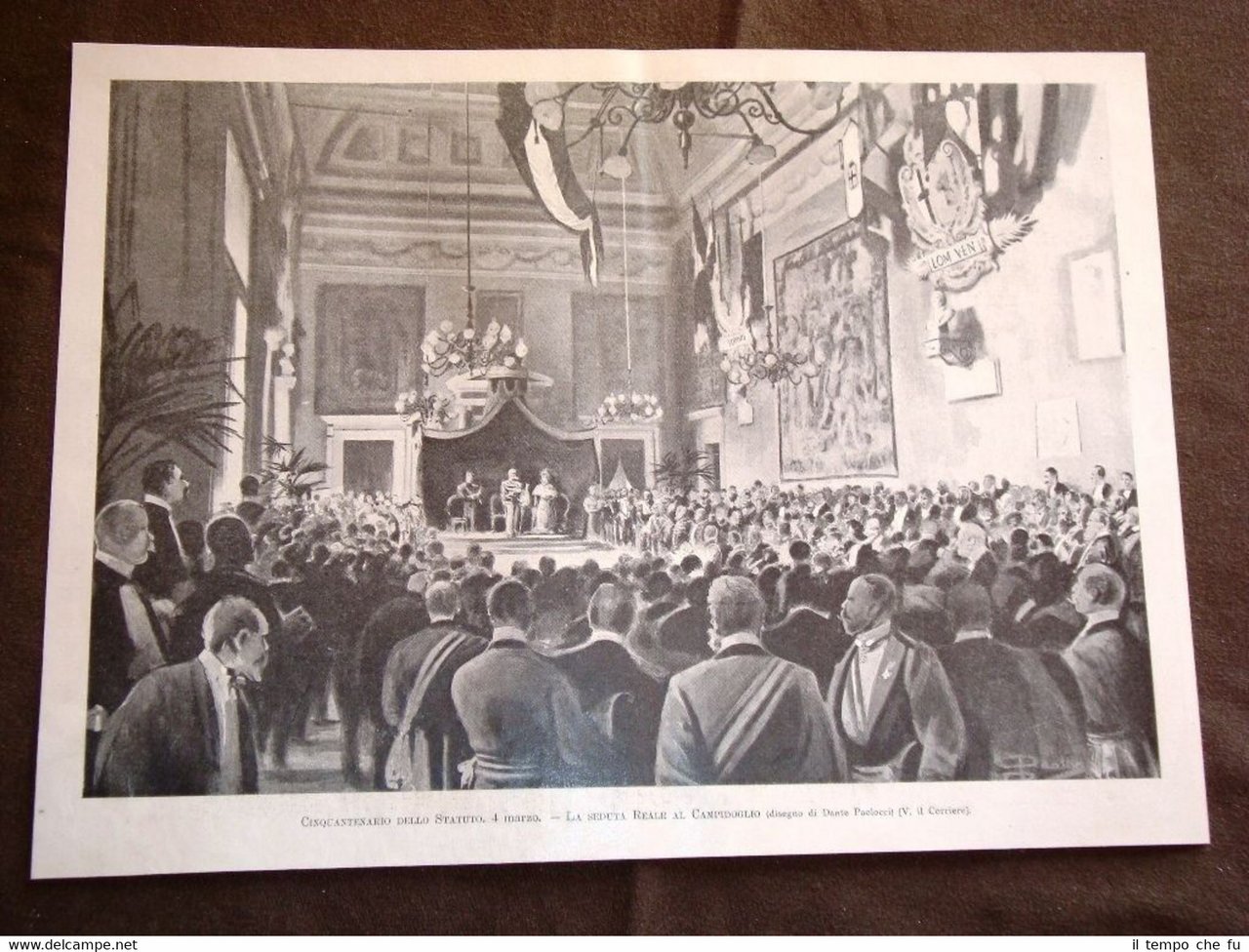 Roma 4 marzo 1898 Per i 50 anni dello Statuto …