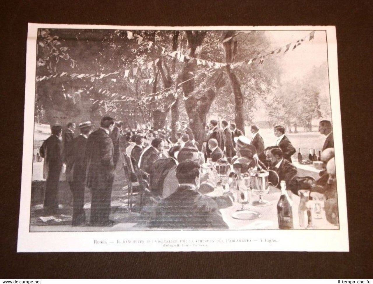 Roma 7 luglio 1904 Banchetto dei giornalisti alla chiusura del … | Immagine principale