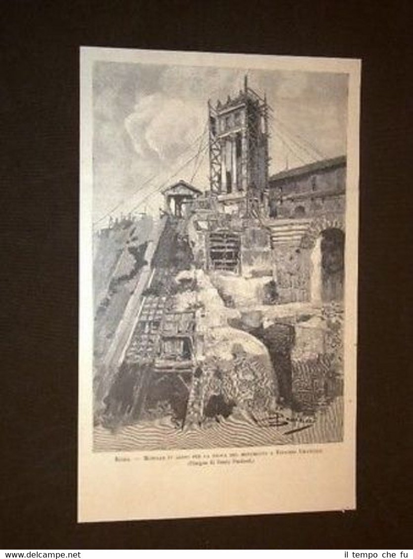 Roma Modello in gesso prova monumento Re Vitt.Emanuele