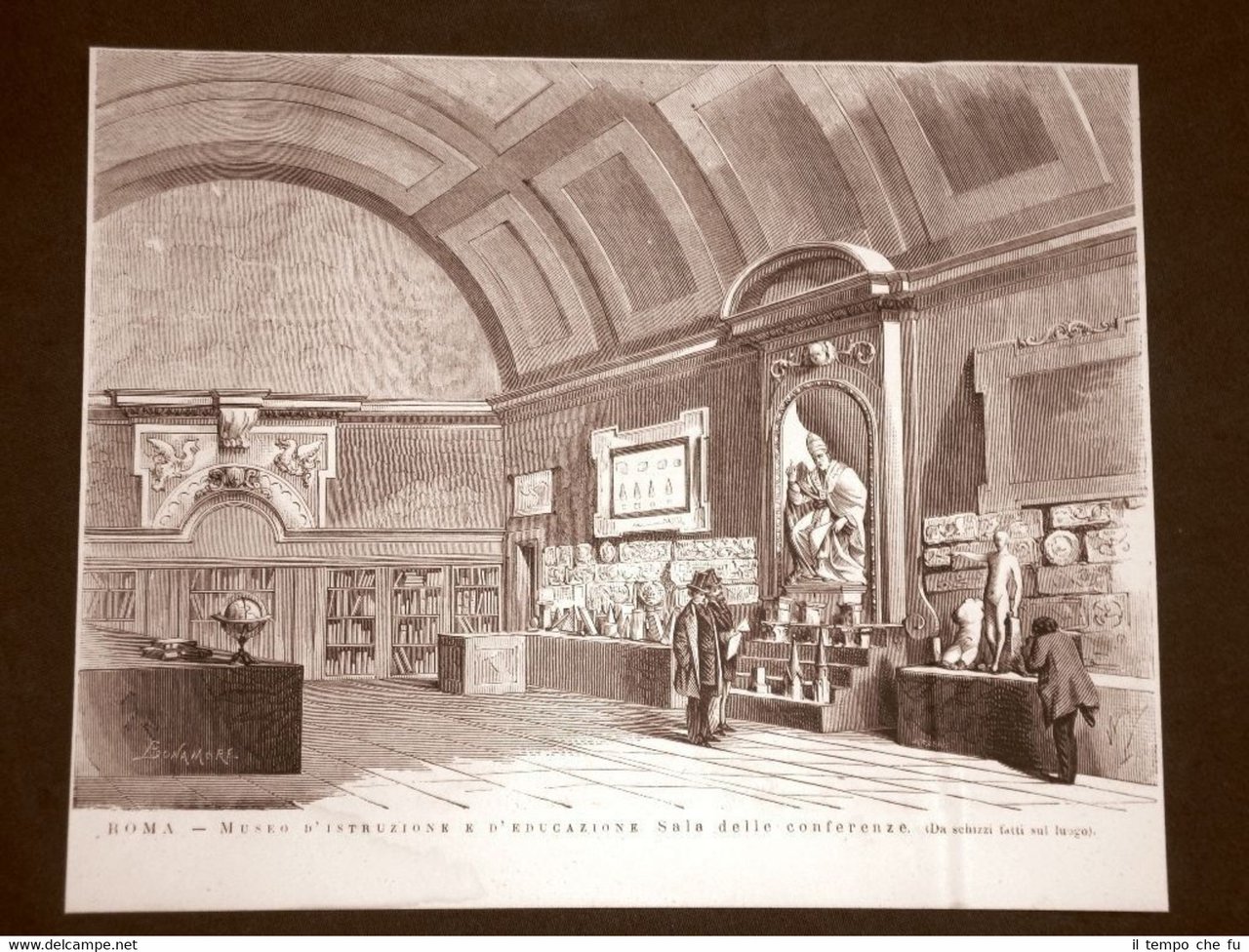 Roma nel 1876 Museo d'istruzione ed educazione Sala delle conferenze