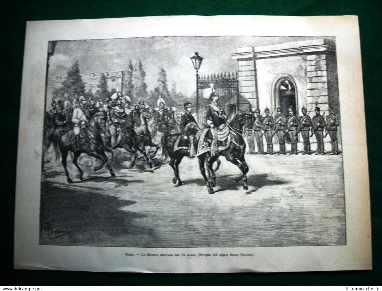 Roma nel 1884 - La Rivista militare del 14 marzo