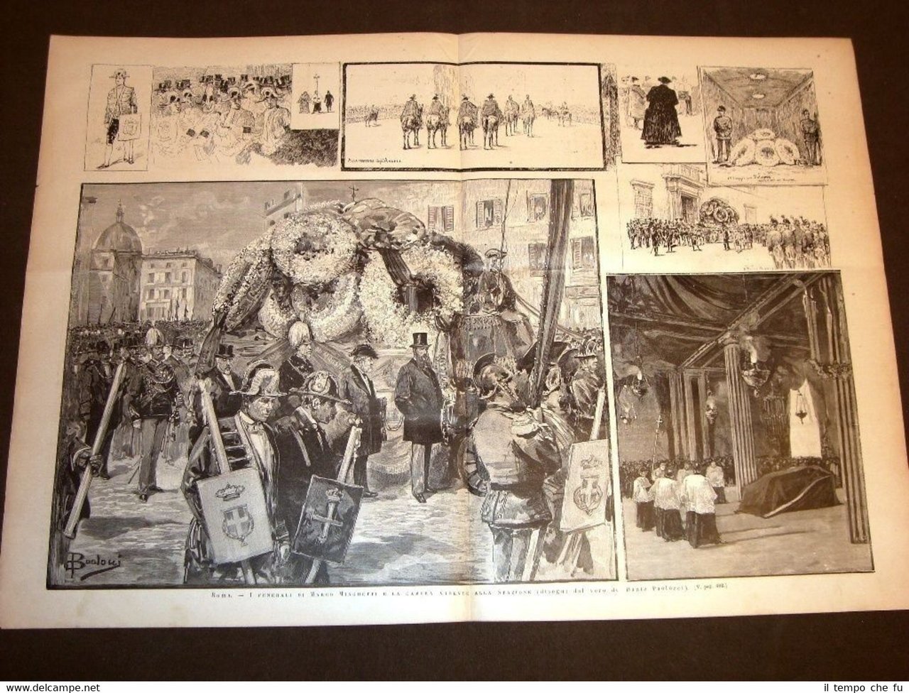 Roma nel 1886 Morte di Marco Minghetti di Bologna Camera …