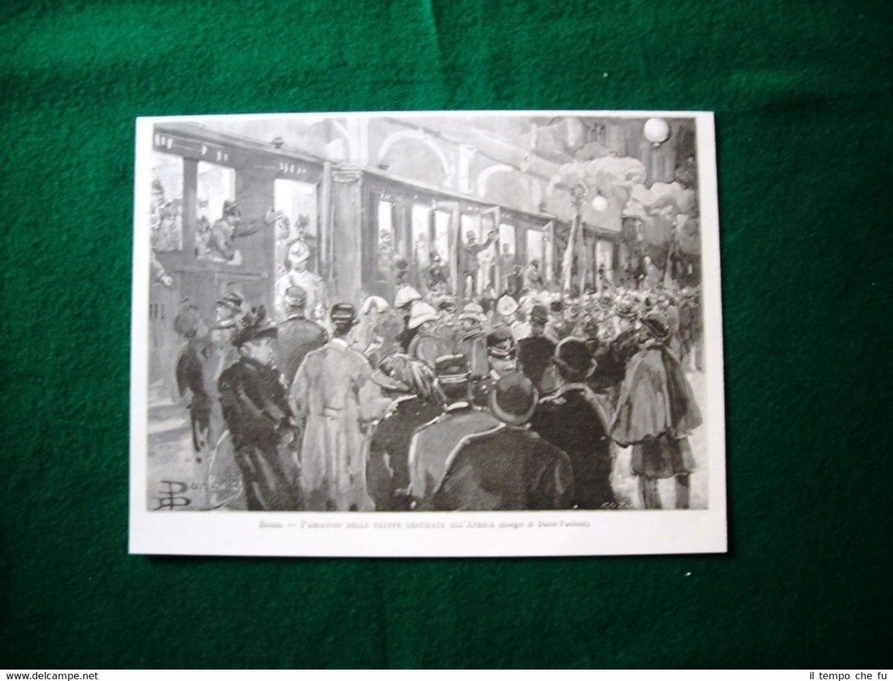 Roma nel 1895 - Passaggio truppe destinate all'Africa | Immagine principale