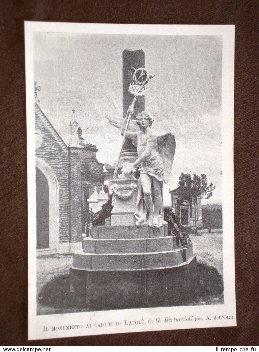 Roma nel 1898 Il monumento ai caduti di Lafolè di …