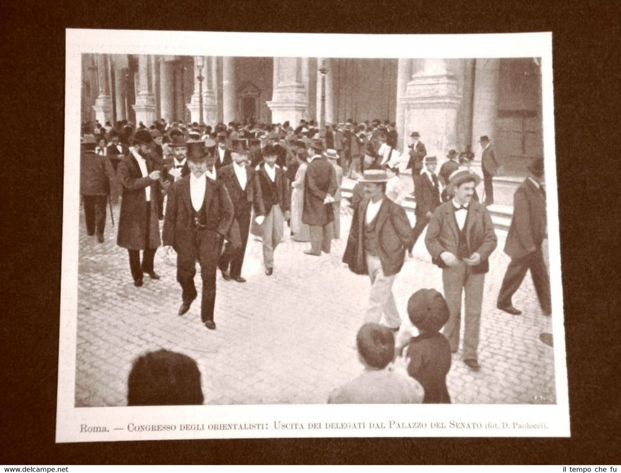 Roma nel 1899 Congresso degli orientalisti Uscita dal Palazzo del …