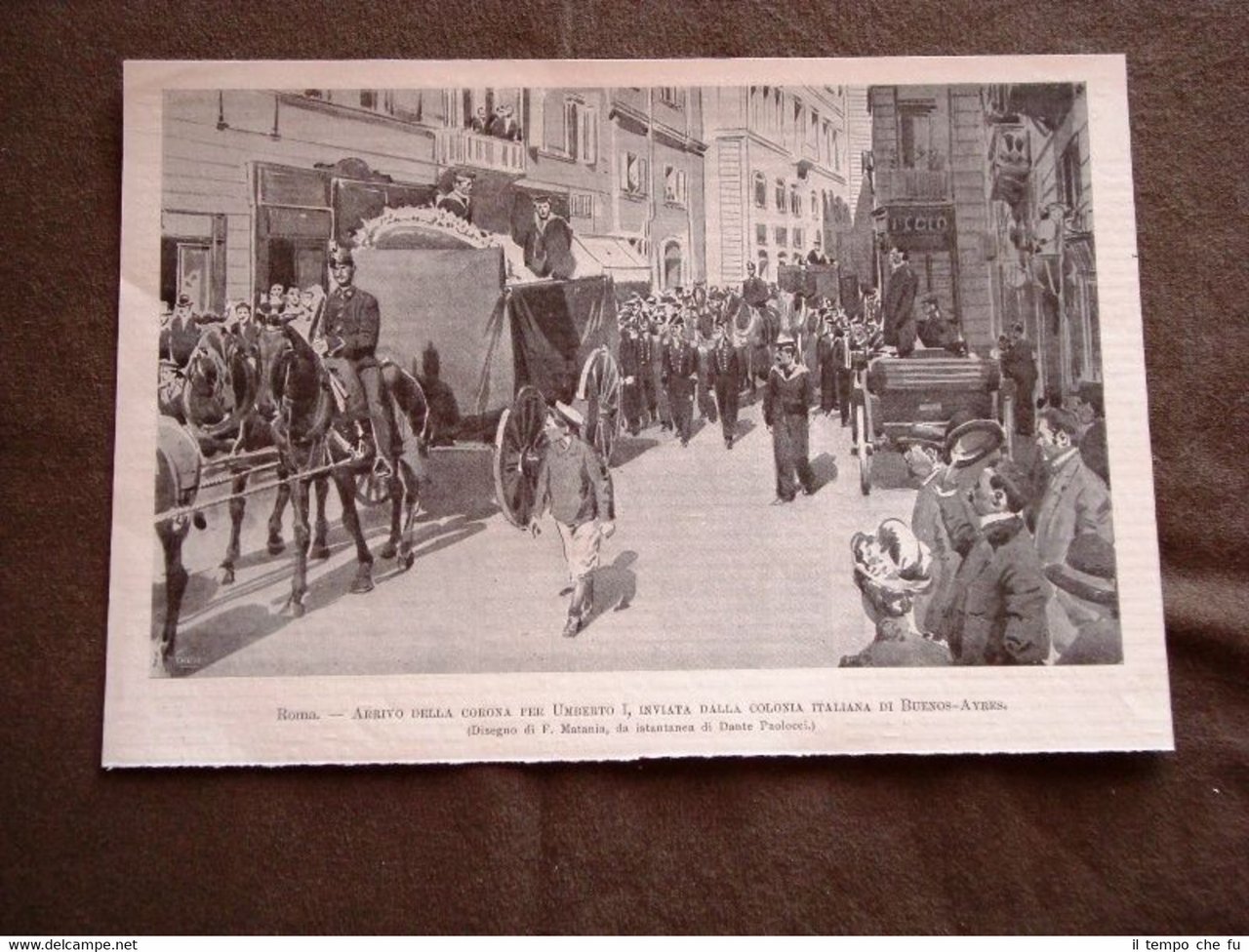 Roma nel 1900 Morte Umberto I di Savoia Arrivo corona …
