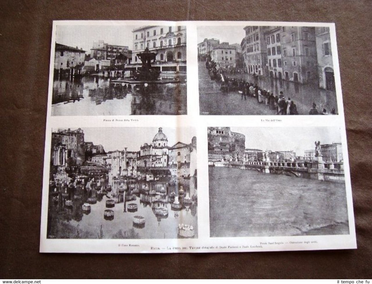 Roma nel 1900 Piena del Tevere Bocca della verità Via …