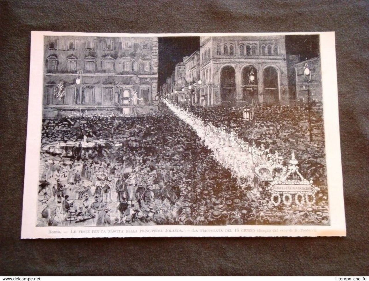 Roma nel 1901 Feste per la nascita della Principessa Jolanda … | Immagine principale