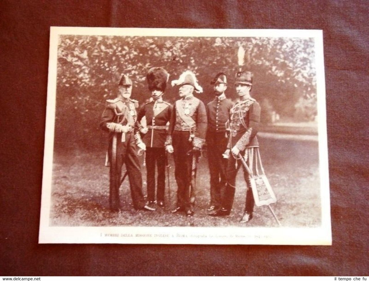 Roma nel 1901 Membri della Missione inglese o d'Inghilterra