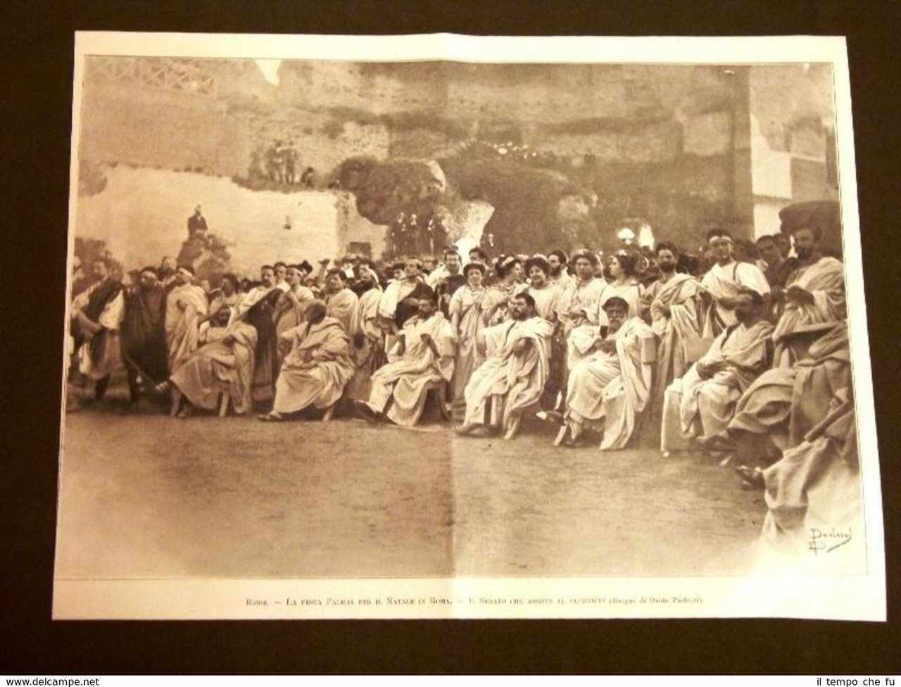 Roma nel 1902 Festa Palilia per il Natale Il Senato …