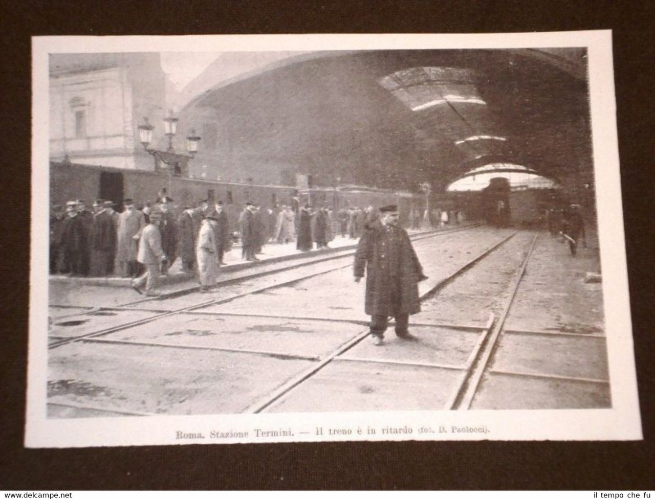 Roma nel 1905 Ostruzionismo ferroviario Stazione Termini Il Treno è …