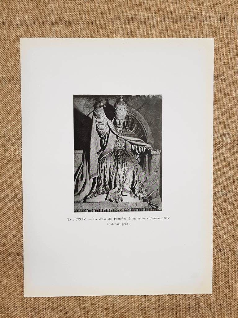 Roma nel 1917 Monumento a Clemente XIV di Antonio Canova … | Immagine principale