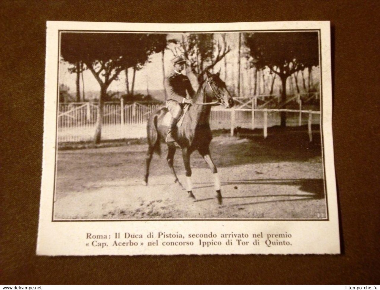 Roma nel 1923 Concorso Ippico di Tor di Quinto Premio … | Immagine principale