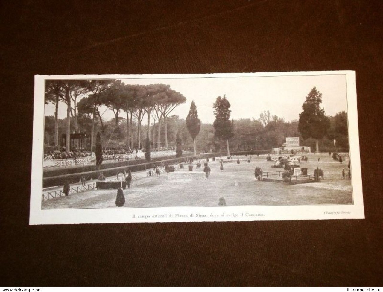 Roma nel 1931 Concorso Ippico internazionale Campo ostacoli di Piazza …