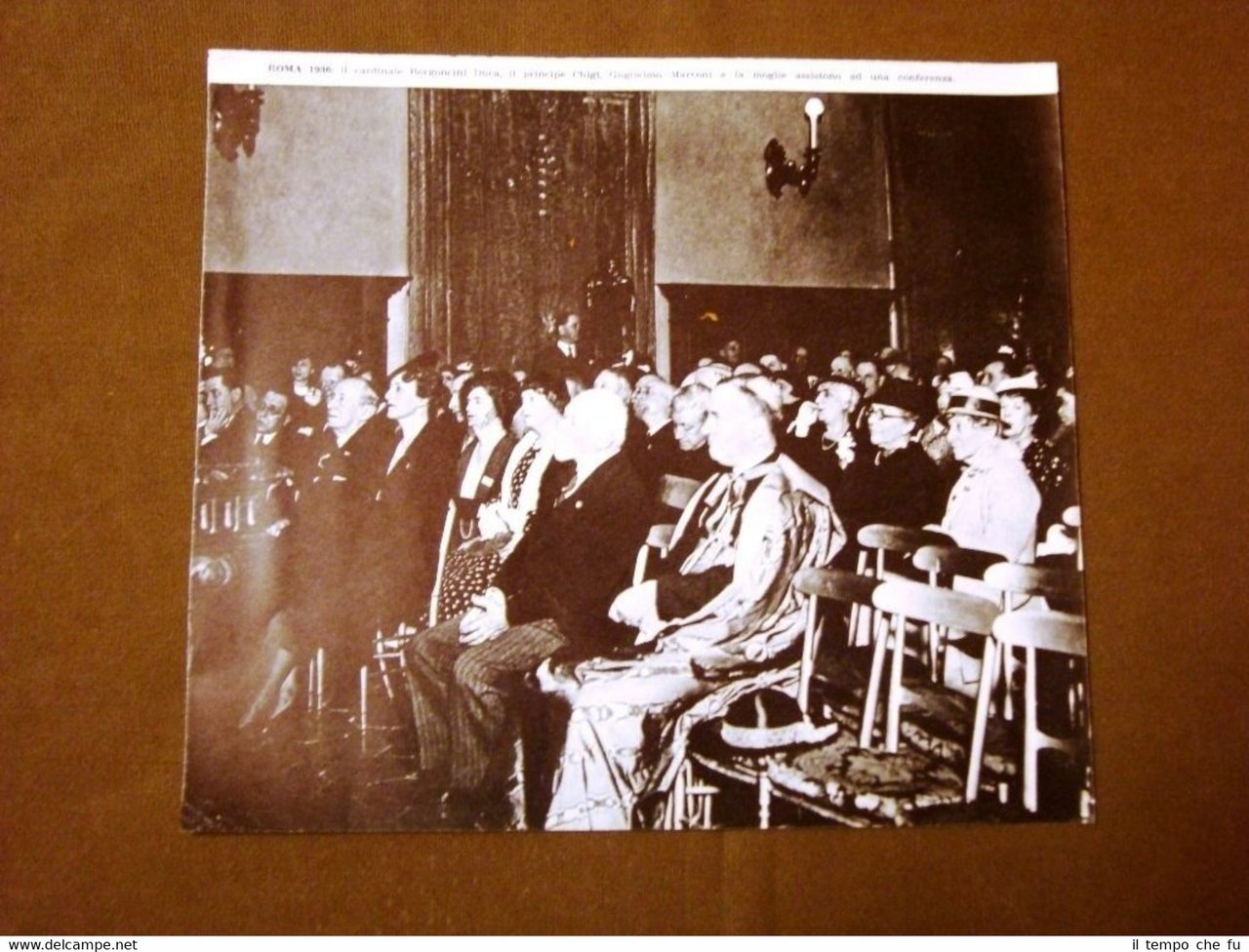 Roma nel 1936 Borgoncini Duca, Chigi e Guglielmo Marconi ad …