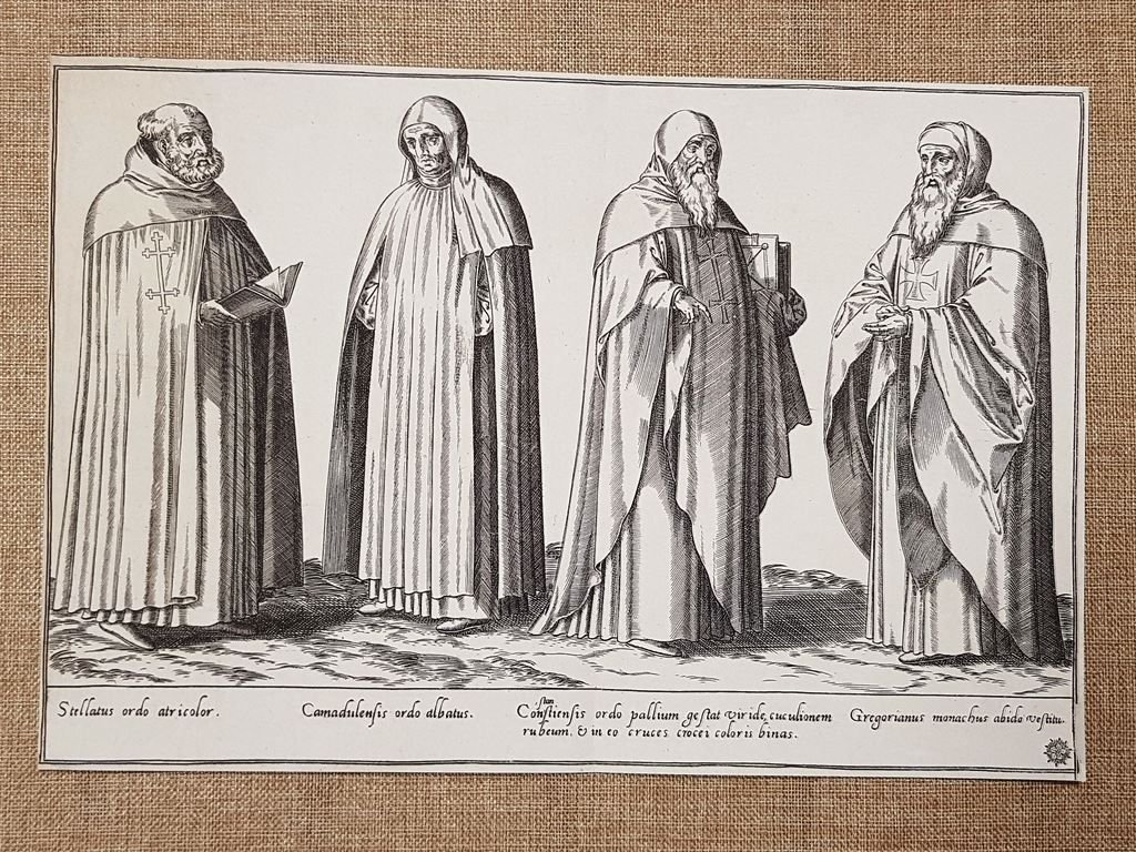 Roma Ordini religiosi Ritratti degl'Habiti Bartolomeo Grassi del 1585 Ristampa | Immagine principale