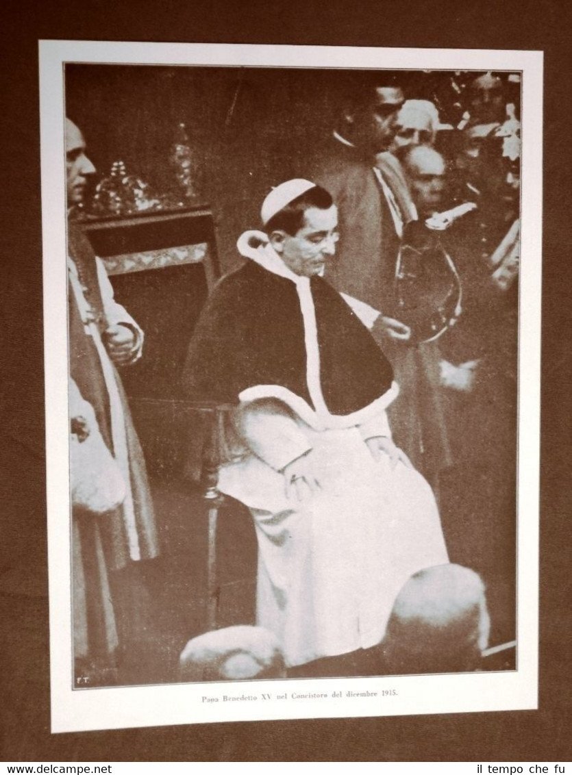 Roma Papa Benedetto XV nel Concistoro del dicembre 1915 | Immagine principale