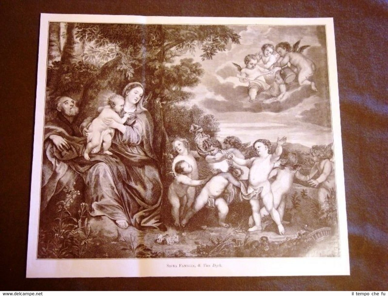 Sacra Famiglia Quadro di Van Dyck + Nave Carlo Alberto …