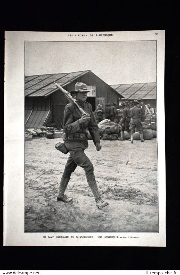 Saint Nazaire Bataillon americain Independence day Paris WW1 Guerra 1914 …