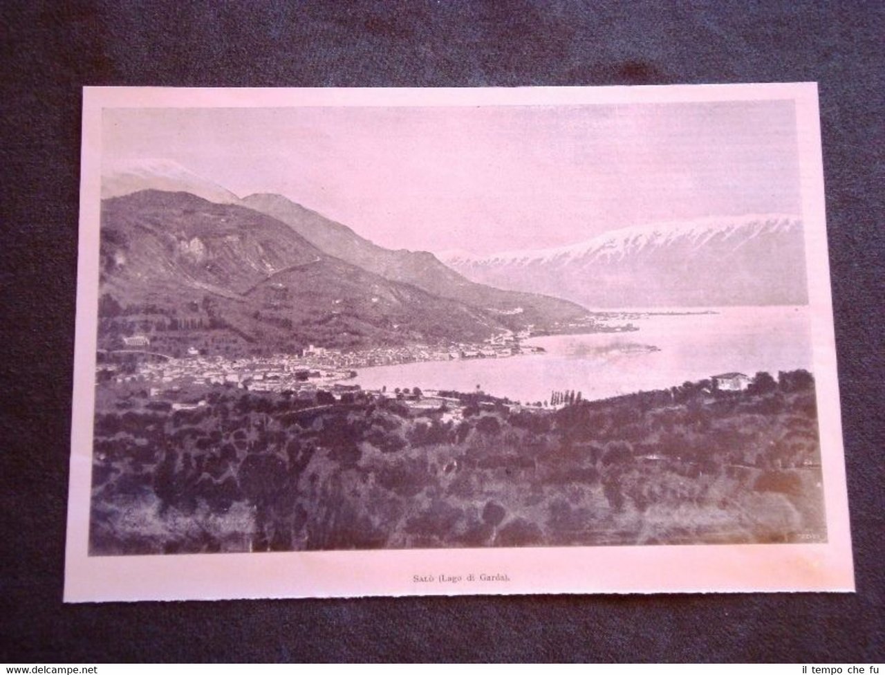 Salò nel 1901 Lago di Garda