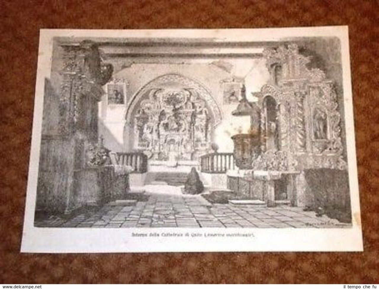 San Francisco de Quito Interno Cattedrale in Ecuador