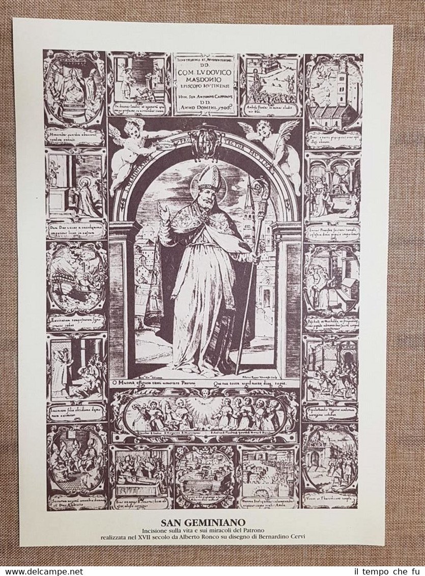 San Geminiano Vita e morte del Patrono di Modena Ronco-Cervi …