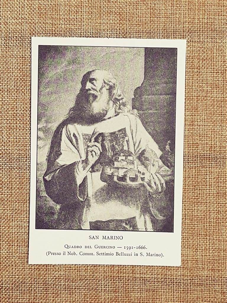 San Marino Quadro del Guercino Stampa del 1999