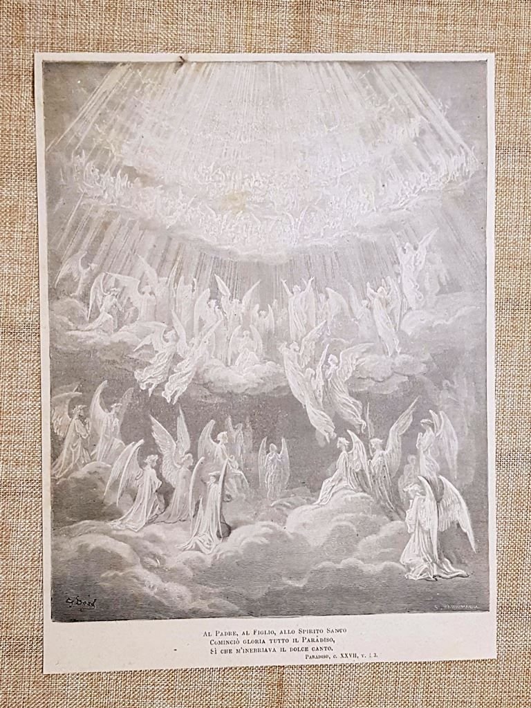 San Pietro contro i papi Divina Commedia Paradiso Incisione di …