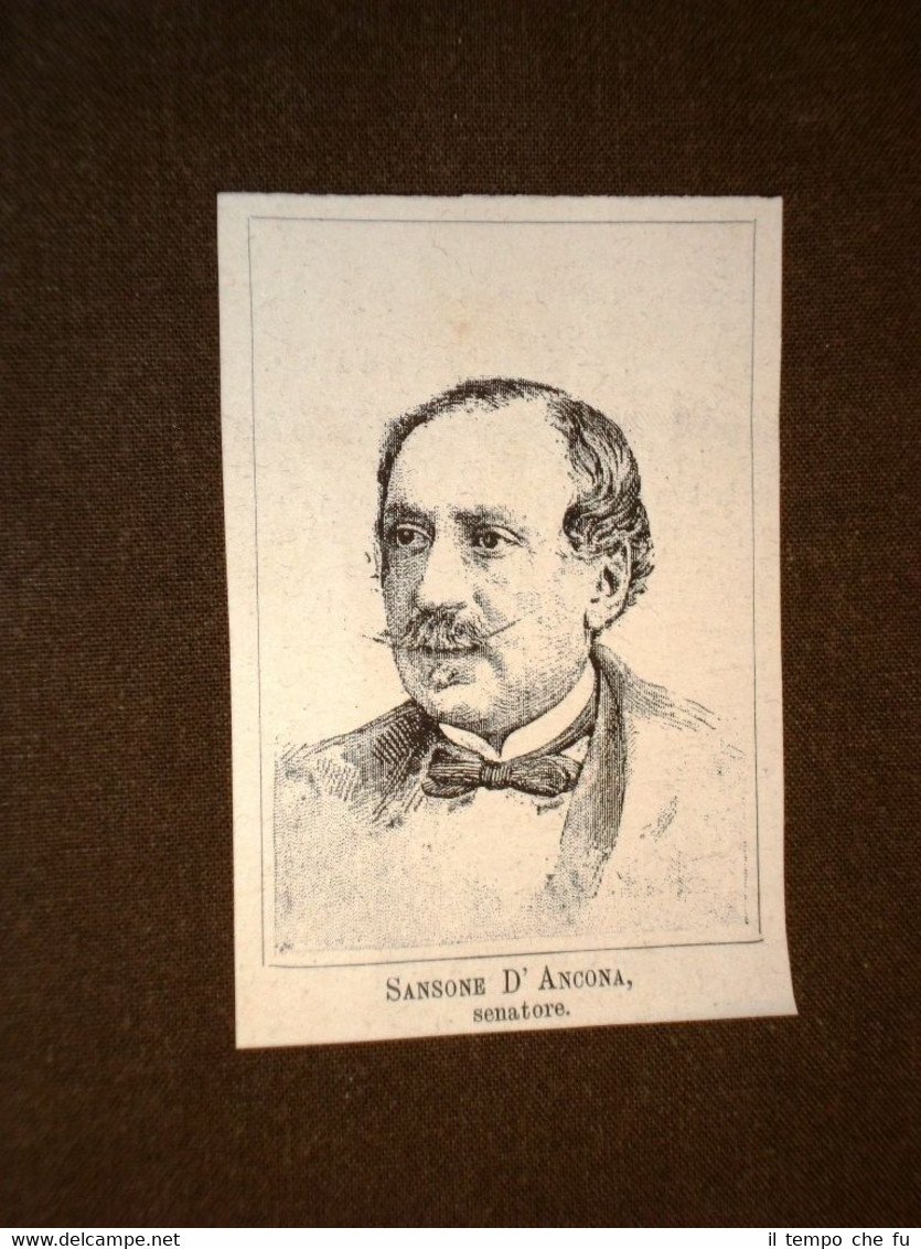 Sansone D'Ancona nel 1883 Pesaro, 21 agosto 1814 – Firenze, …