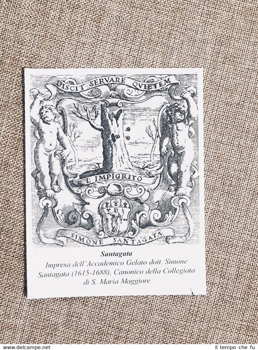 Santagata Famiglia nobile Stemma Annuario della nobiltà e Giornale araldico