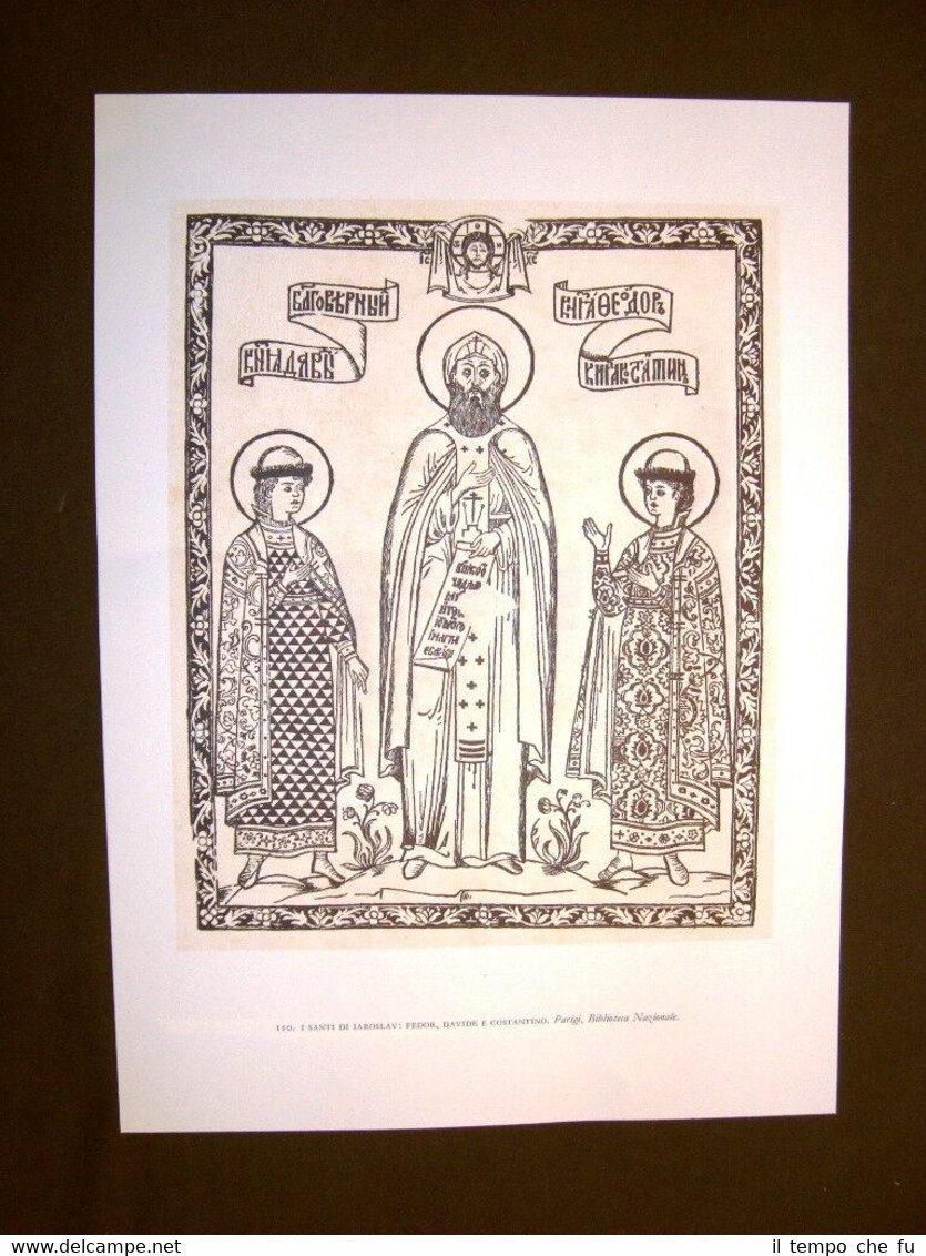 Santi Fedor, Davide e Costantino + Ricco e povero Lazzaro …