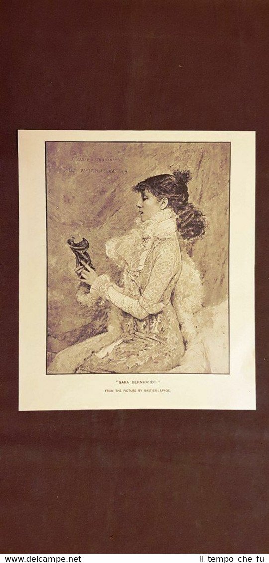 Sara Bernhardt e Raccoglitrice di patate Quadri Bastien Lepage Stampa … | Immagine principale