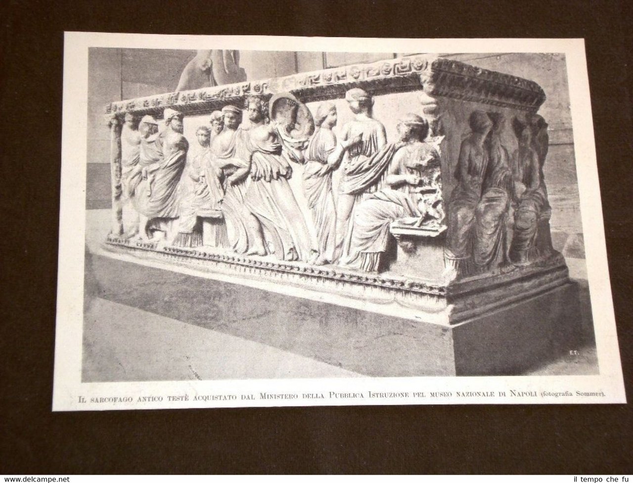 Sarcofago antico Acquistato dal Ministero per il Museo di Napoli …