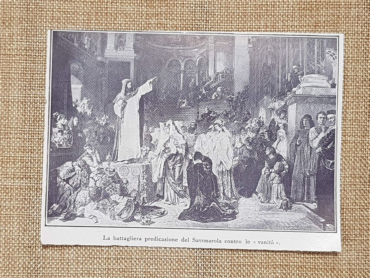 Savonarola predica contro la vanità Autore da identificare Stampa del …