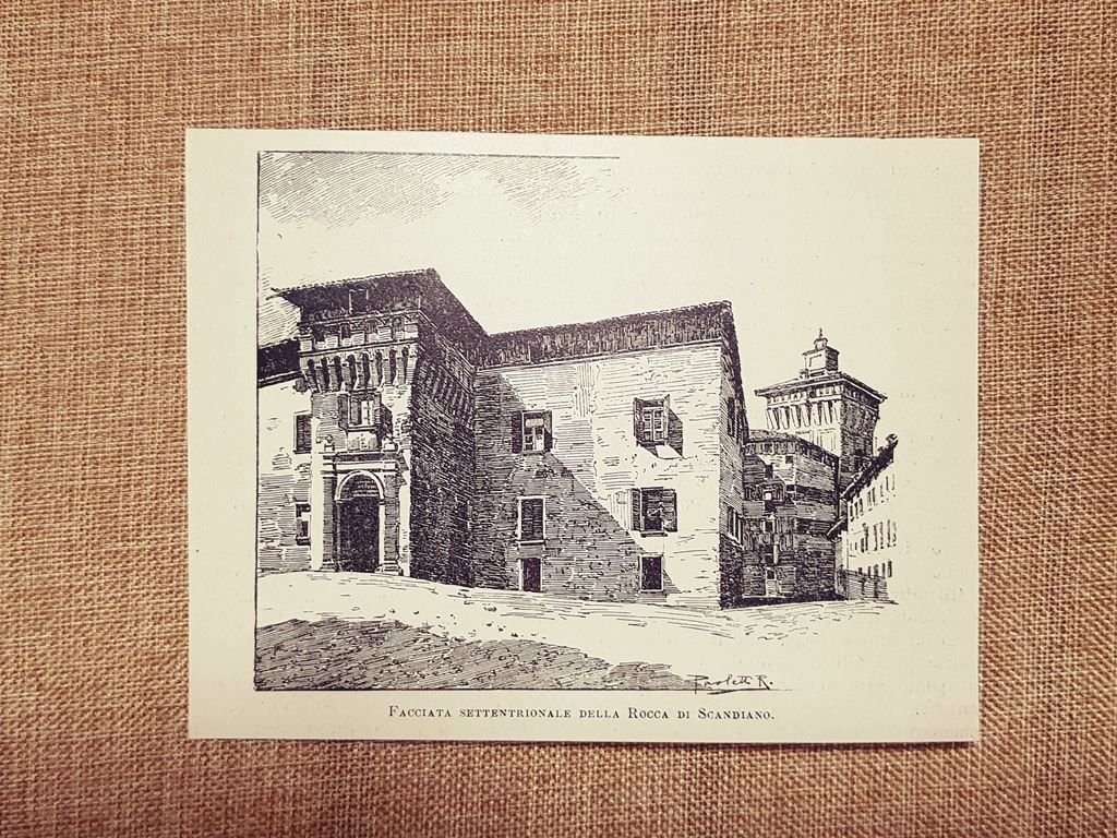 Scandiano nel 1899 La Rocca dei Boiardo Emilia Romagna | Immagine principale