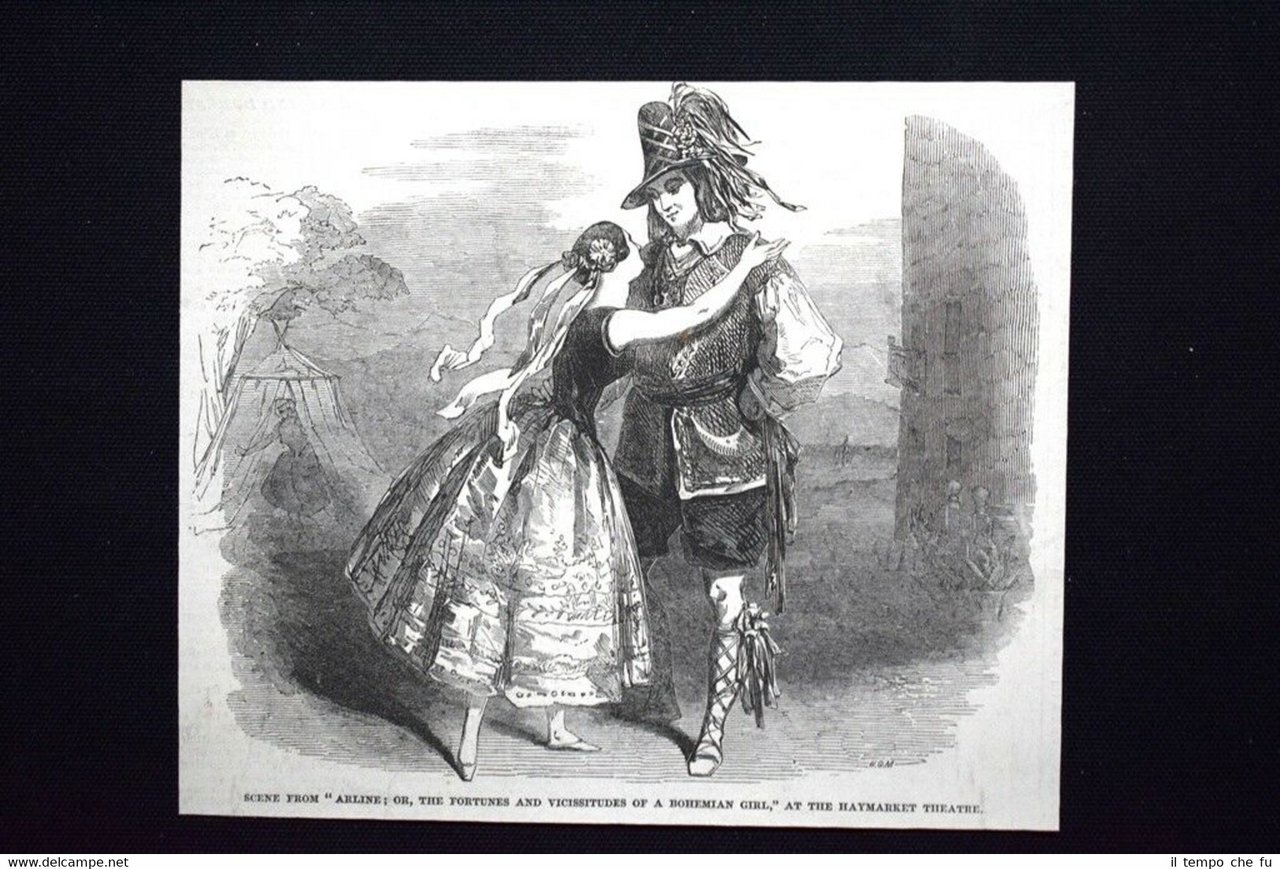 Scena da "Arline", al teatro Haymarket Incisione del 1851 | Immagine principale
