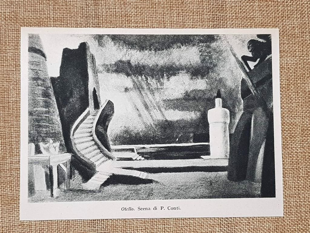 Scenografia P. Conti per Otello di Verdi XIX secolo Teatro …