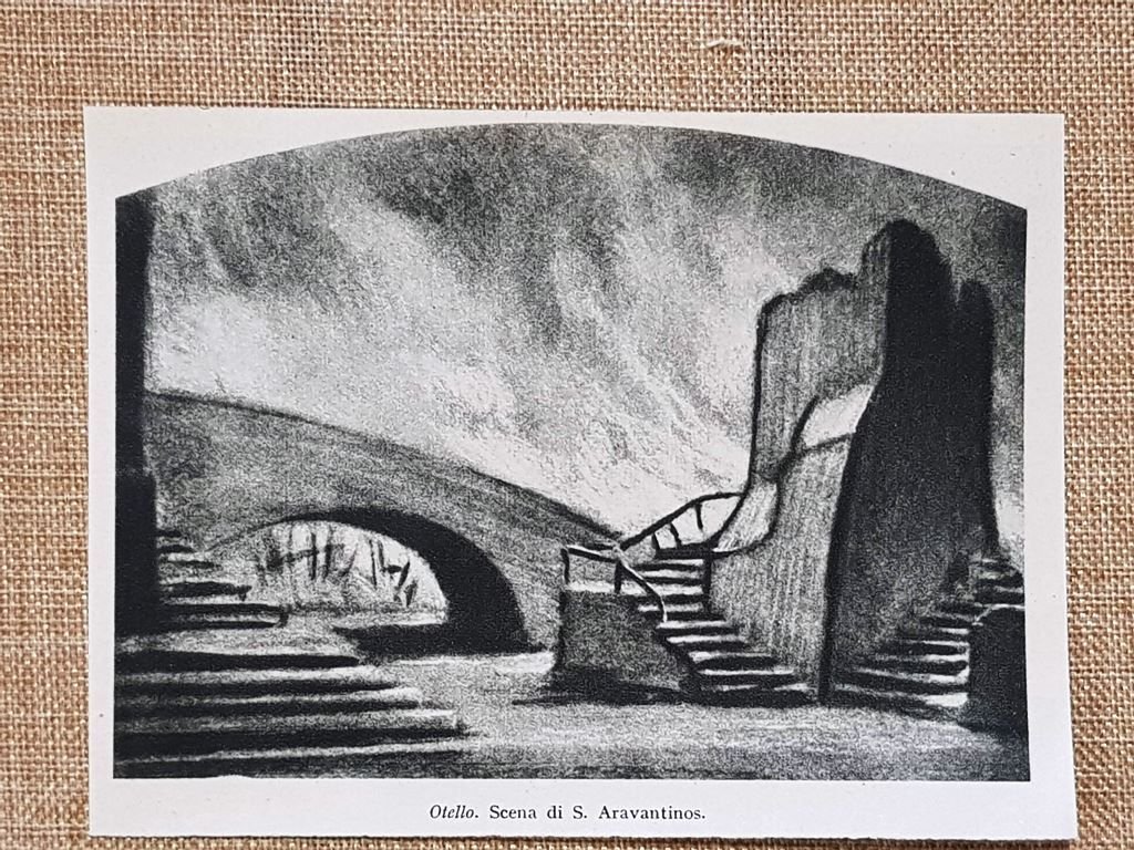 Scenografia S. Aravantinos per Otello di Verdi XIX secolo Stampa …
