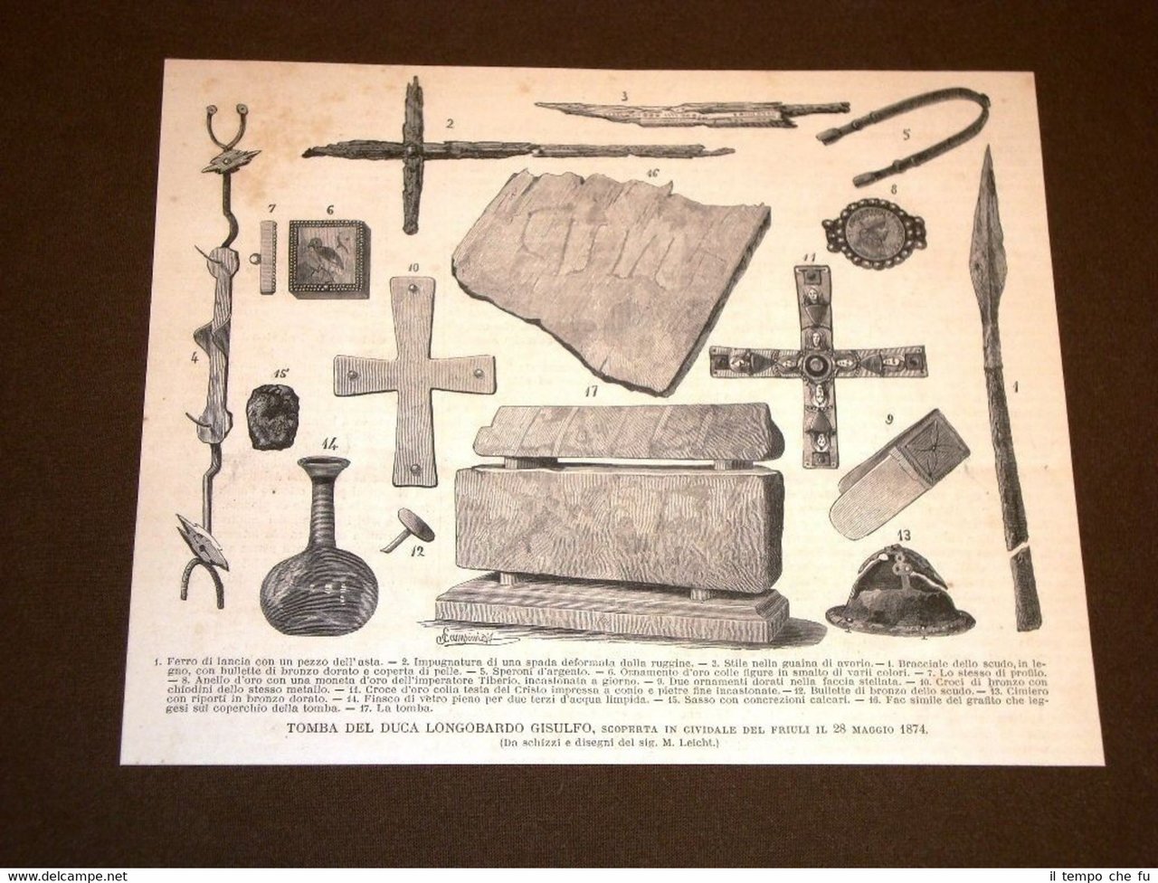 Scoperta della tomba del Duca Longobardo Gisulfo in Cividale del …