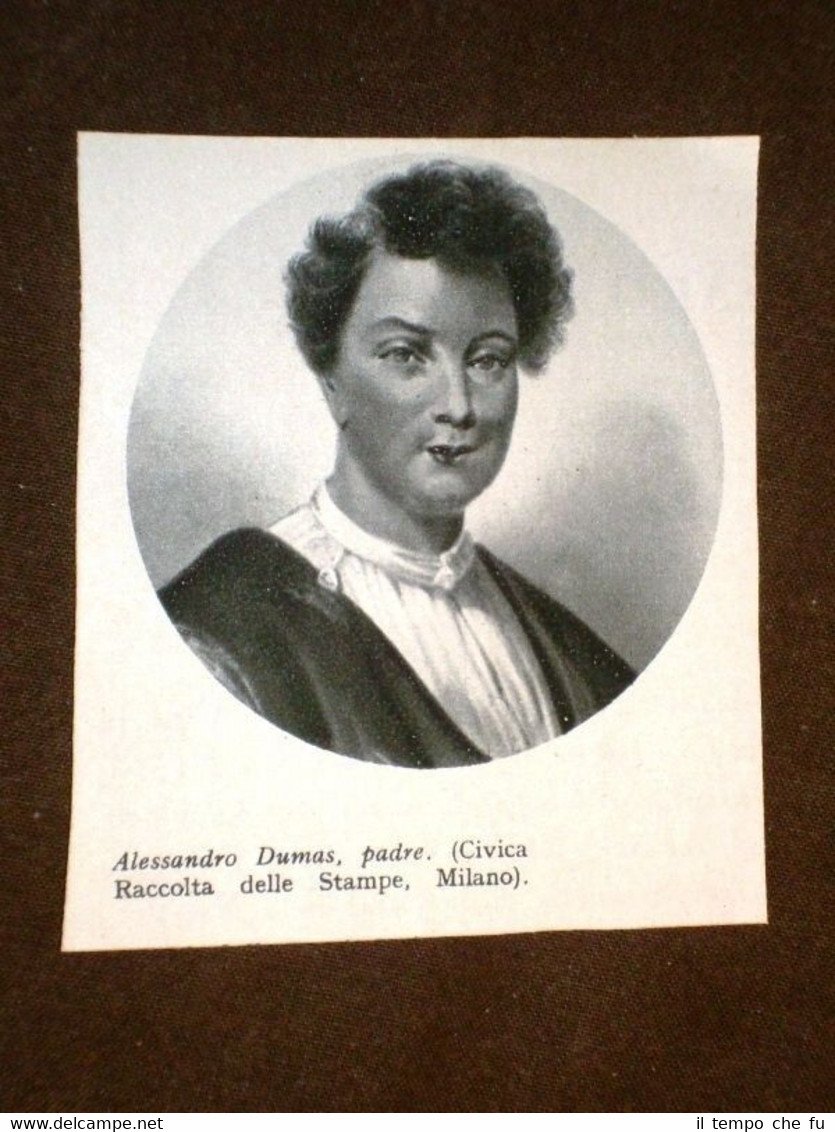 Scrittore e Drammaturgo Alexandre Dumas padre di Villers-Cotterêts