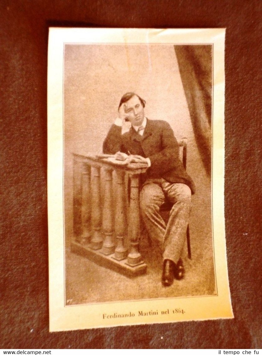 Scrittore e politico Ferdinando Martini di Monsummano Terme nel 1864 | Immagine principale