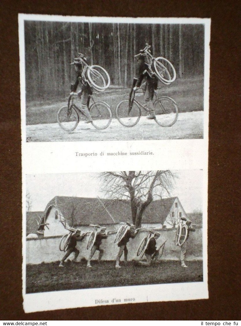Scuola ciclistico militare di Liebenau nel 1897 Trasporto macchine e …