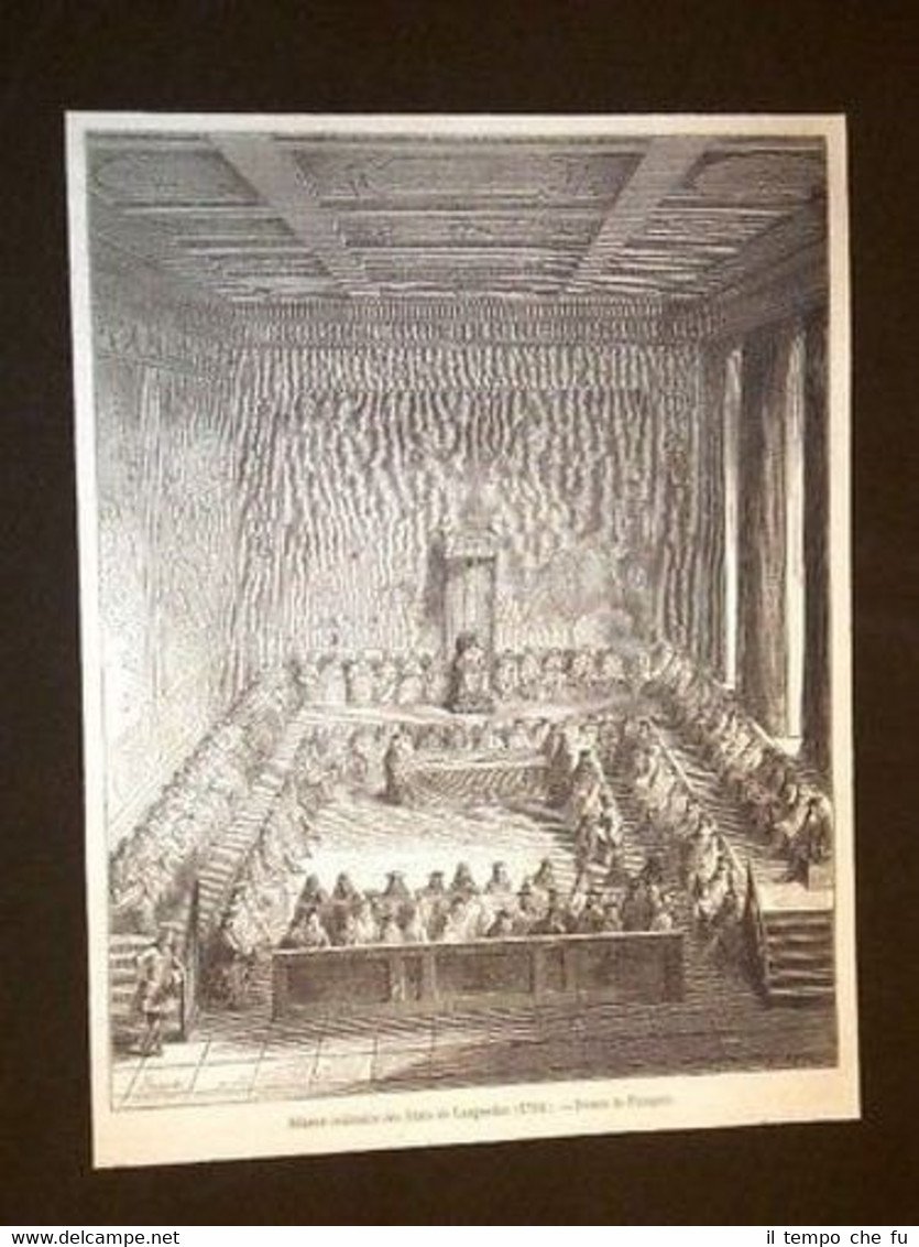 Sèance ordinaire des Etas de Languedoc - Pauquet