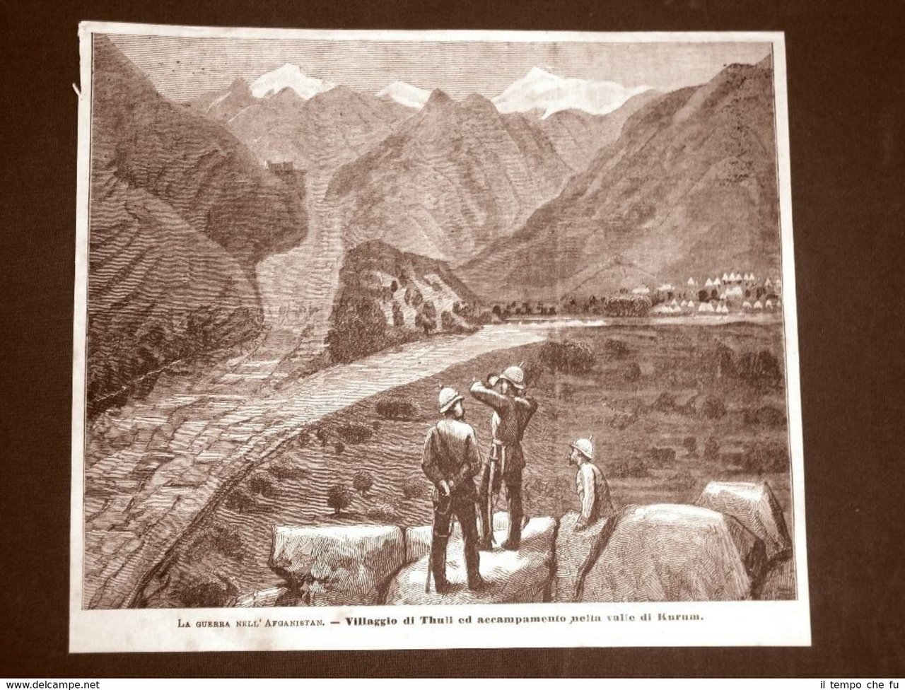 Seconda Guerra Inghilterra vs Afghanistan 1879 Villaggio di Thull Valle …