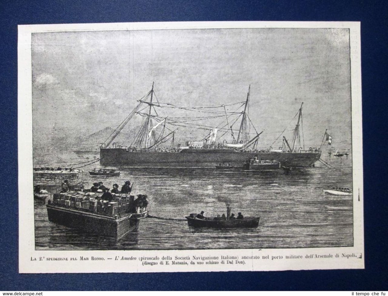 Seconda spedizione per il Mar Rosso: l'Amedeo nel porto militare …