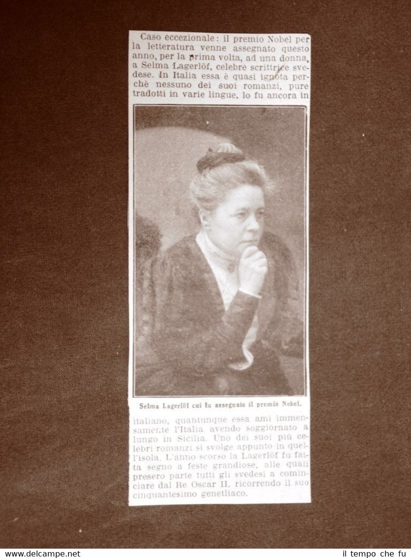 Selma Ottilia Lovisa Lagerlöf 1910 Sunne 20 novembre 1858 – …