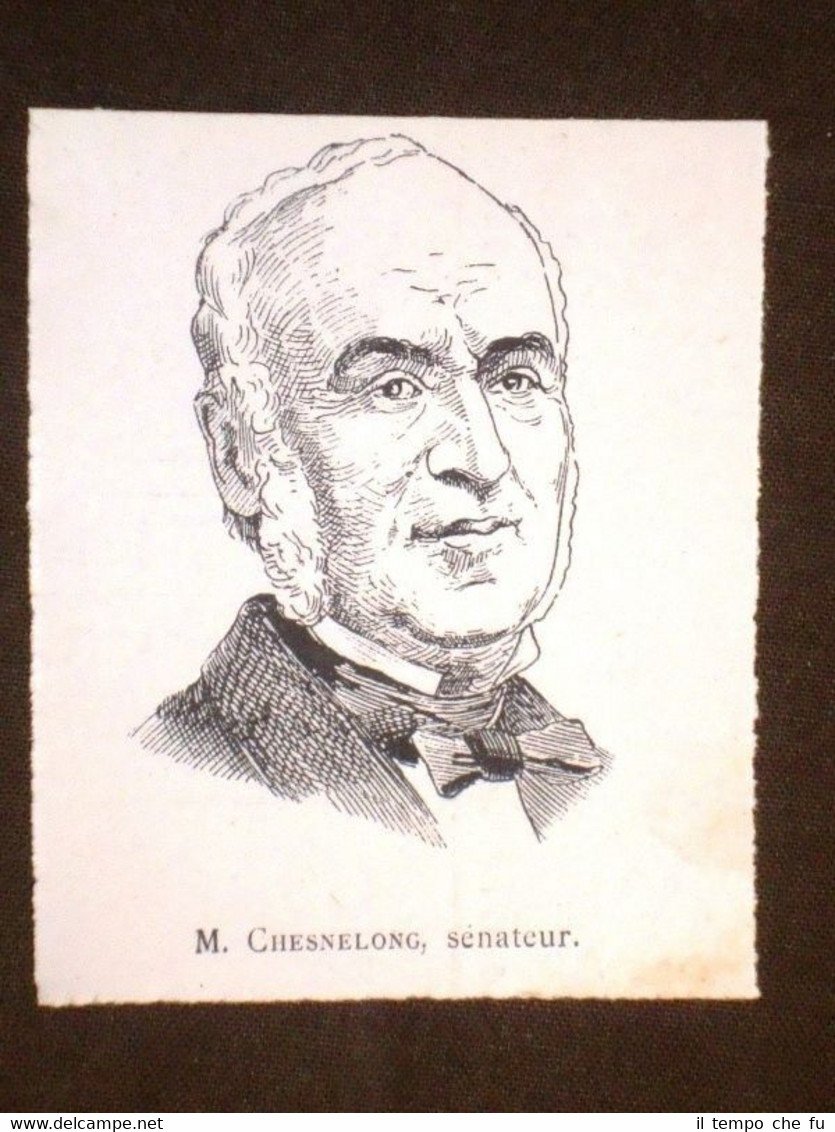 Sénateur Chesnelong Senatore francese Francia