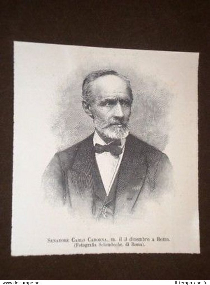 Senatore Carlo Cadorna di Pallanza