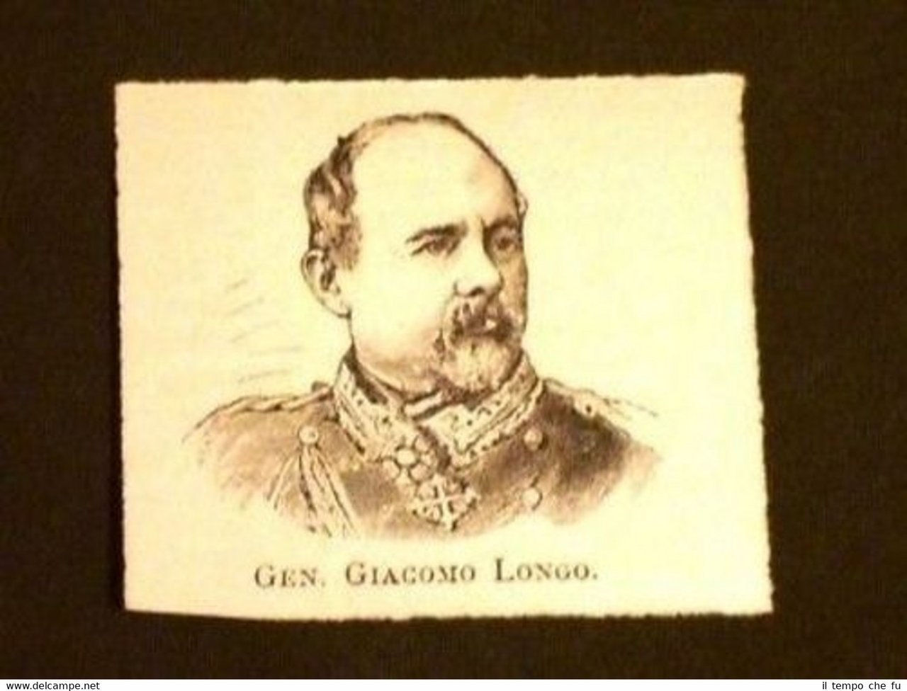 Senatore e Generale Giacomo Longo di Napoli